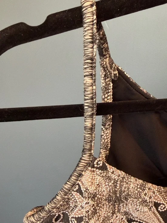 CHANEL Black and White Beaded Star-Pattern Camisole 06P FR 38 - Picture 9 of 14